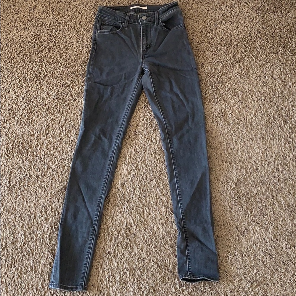 Levi Strauss & Co. gray skinny jeans